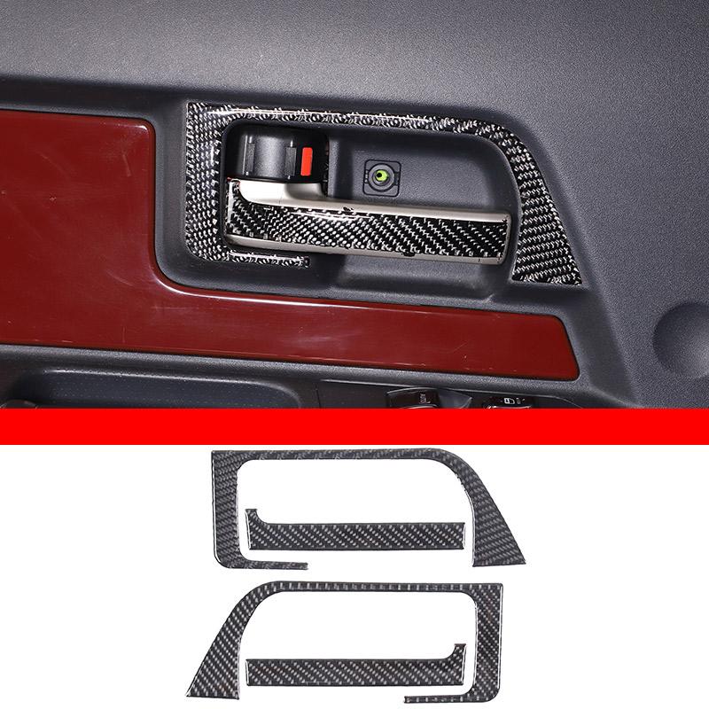 Soft Carbon Fiber For Toyota FJ Cruiser 2007-2025 Car Center Control Interior Sticker Car Modification Accessories