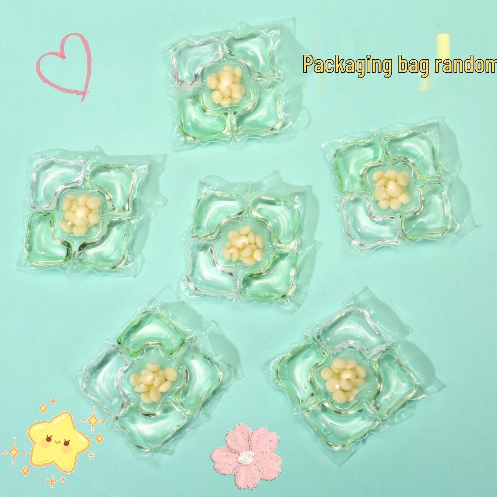 Camellia Five-in-One Laundry Pods: Long-Lasting Fragrance, Stain-Removing Concentrated Detergent Balls