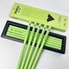 Premium Black Wood Pencil with Green Barrel, Safe for Elementary & Kindergarten Students, 2B & HB Options Available.