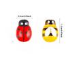 100/200pcs Mini Ladybugs and Bees-Wooden Caterpillars ,Craft Decor,For Scrapbooking,Spring Easter Party Decorations