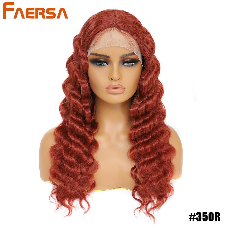 Siyah Kadınlar Için sentetik Dantel Peruk Uzun Vücut Dalga Dantel Ön Peruk Kahverengi Ombre Sarışın Peruk Isıya Dayanıklı Kıvırcık Peruk