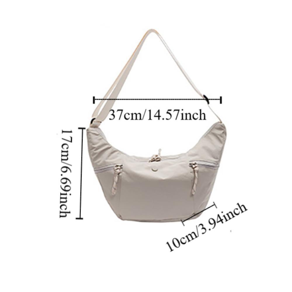 Japanese Style Casual Crossbody Bag Large Capacity Underarm Bag Sports Shoulder Bag  Outdoor