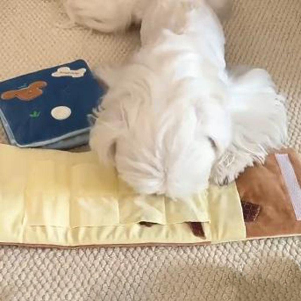 Wallets Shape Plush Dog Toys Foldable Pet Hide and Seek Toys Dog Hiding Food Toys  Relieve Boredom