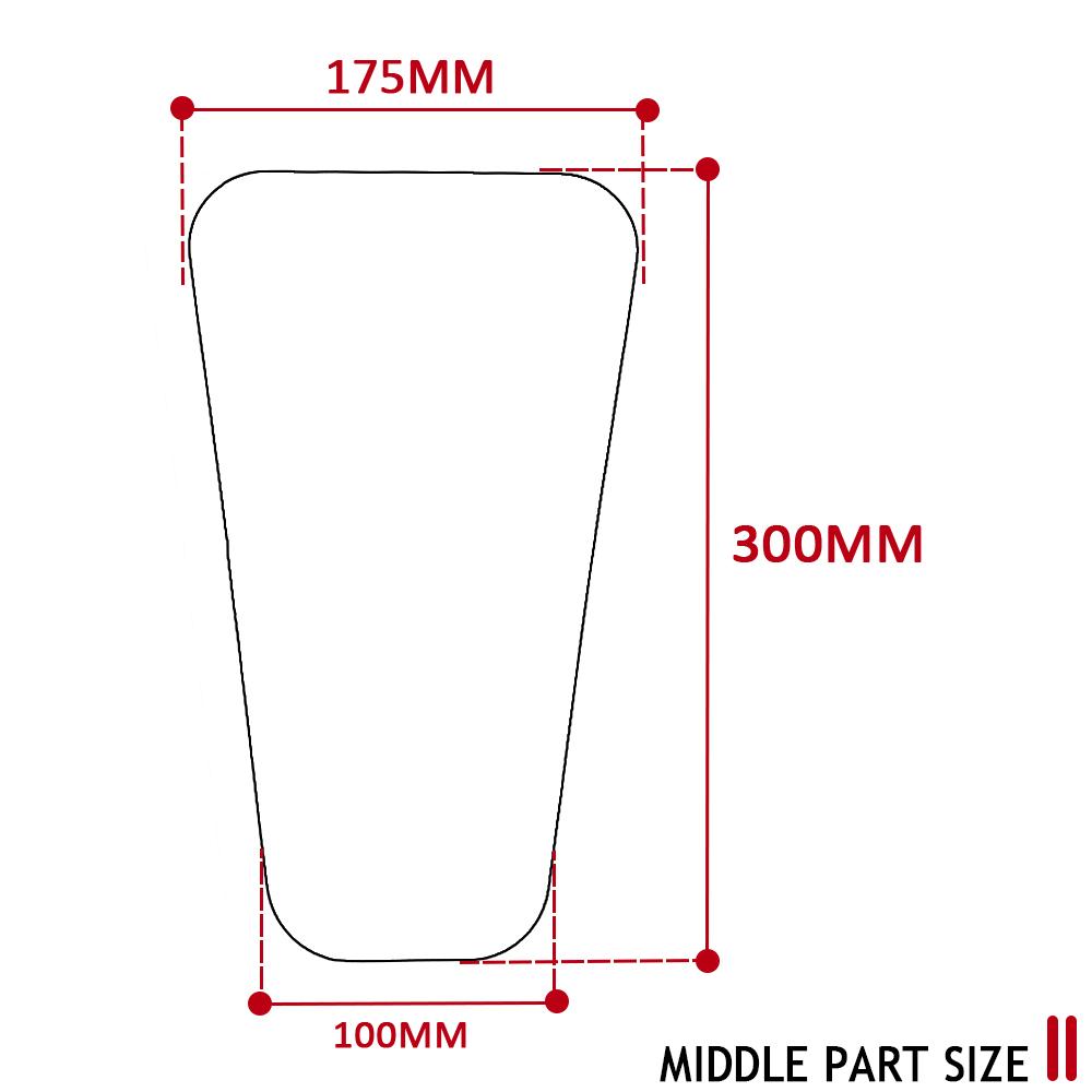 Universal Retro Motorcycle Anti slip Tank Pad Side Gas Knee Grip Traction Pads Protector Sticker For Harley Honda Yamaha T120