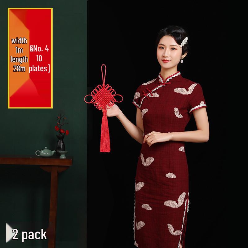 2025 Chinese Knot Pendant: High-End Red 'Fu' Ornament for Living Room or Entryway Decor.