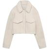 Ur Autumn and Winter European and American Style Women's Fleece Short Shirt