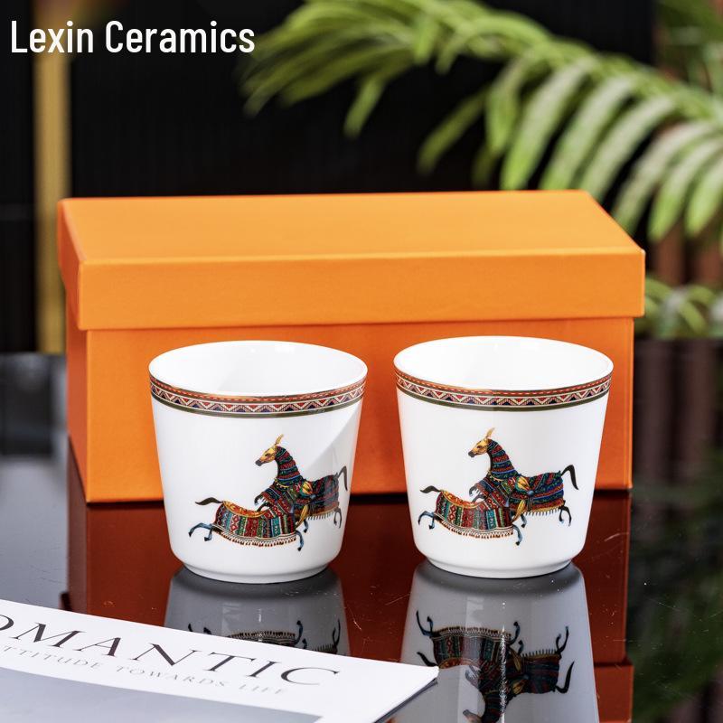 Exquisite European Bone China Mug - Elegant Teacup for Afternoon Tea, High-Value Teahouse Black Tea Cup, Perfect Gift.