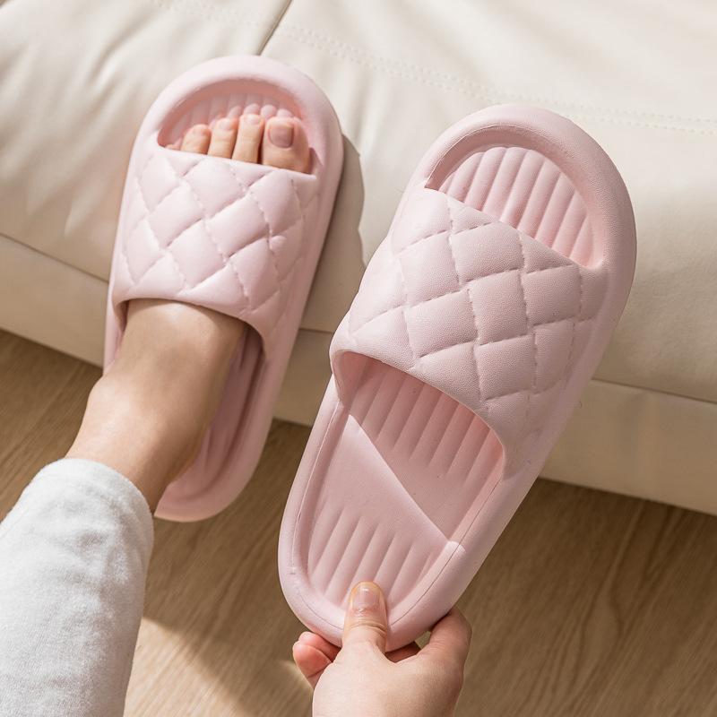 EVA thick-bottomed cool slippers women's summer non-slip and deodorant indoor home silent cool slippers can be worn outside