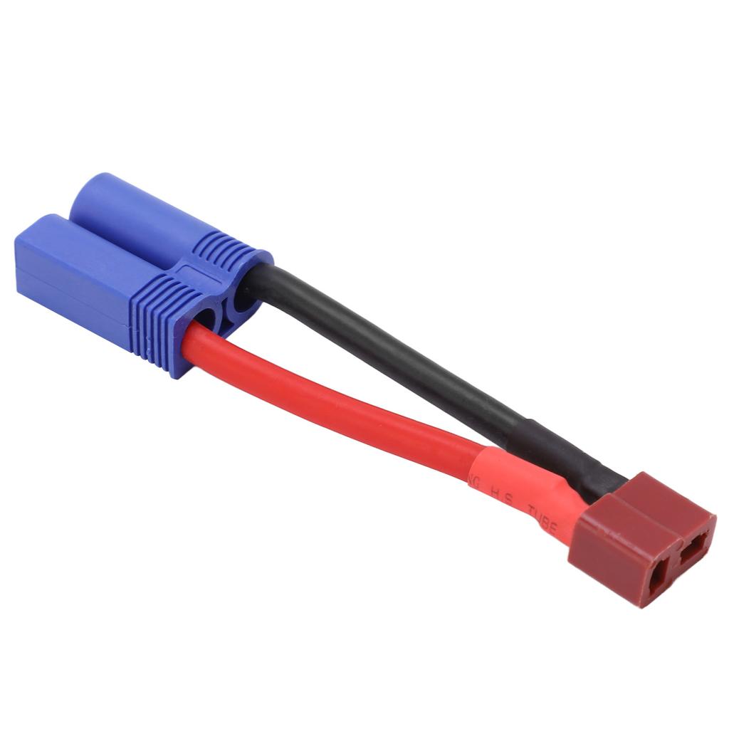 T Female To EC5 Male Wire Reliable Connection Short Circuit Protection 12AWG T Plug Connector for RC Car  Aircraft Model