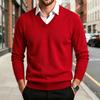Maglione Pullover in Maglia da Uomo Autunno Inverno, Top Casual Quotidiano per Casa e Uso Esterno