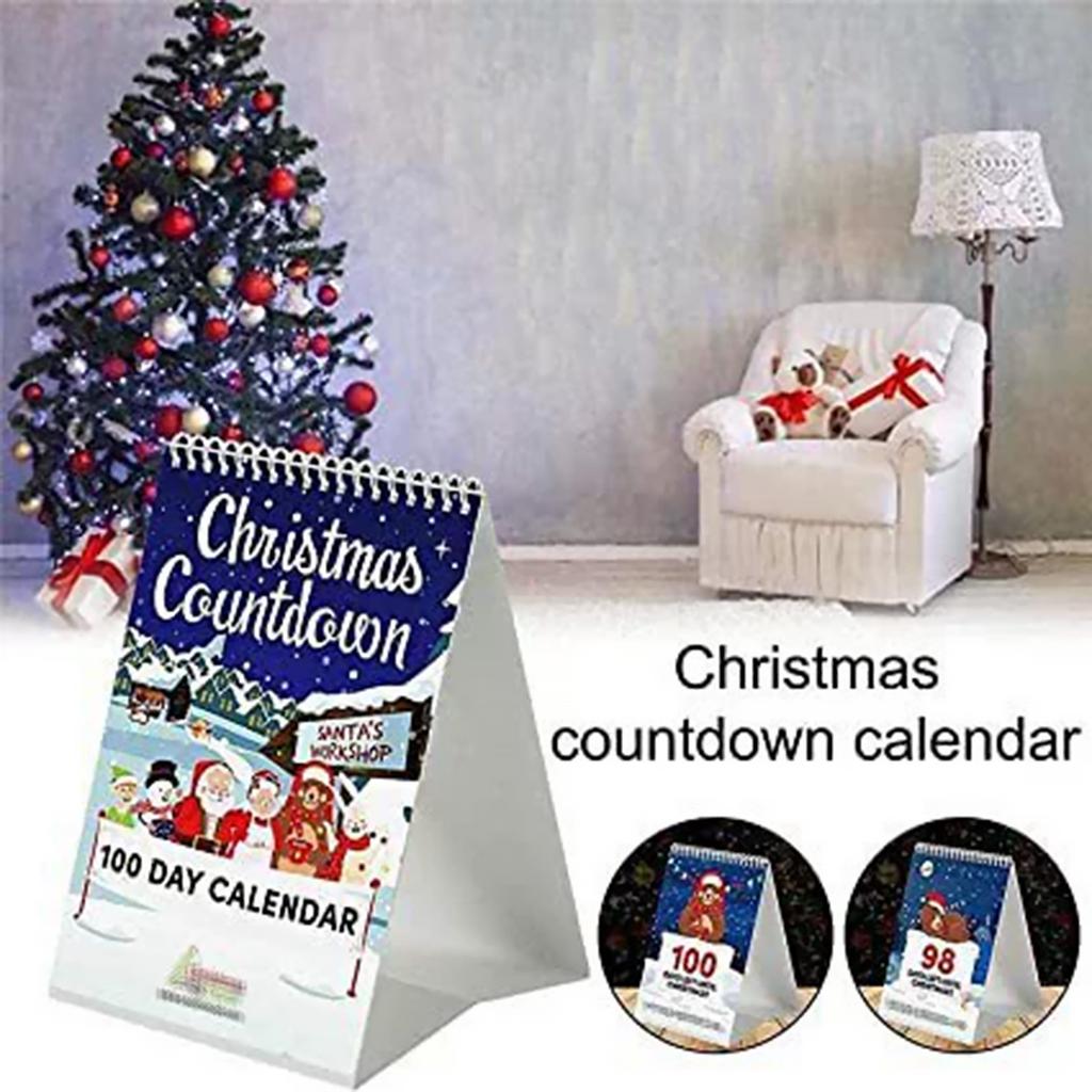 100 Days Countdown Desk Calendar Personalized Countdown Calendar For Holiday
