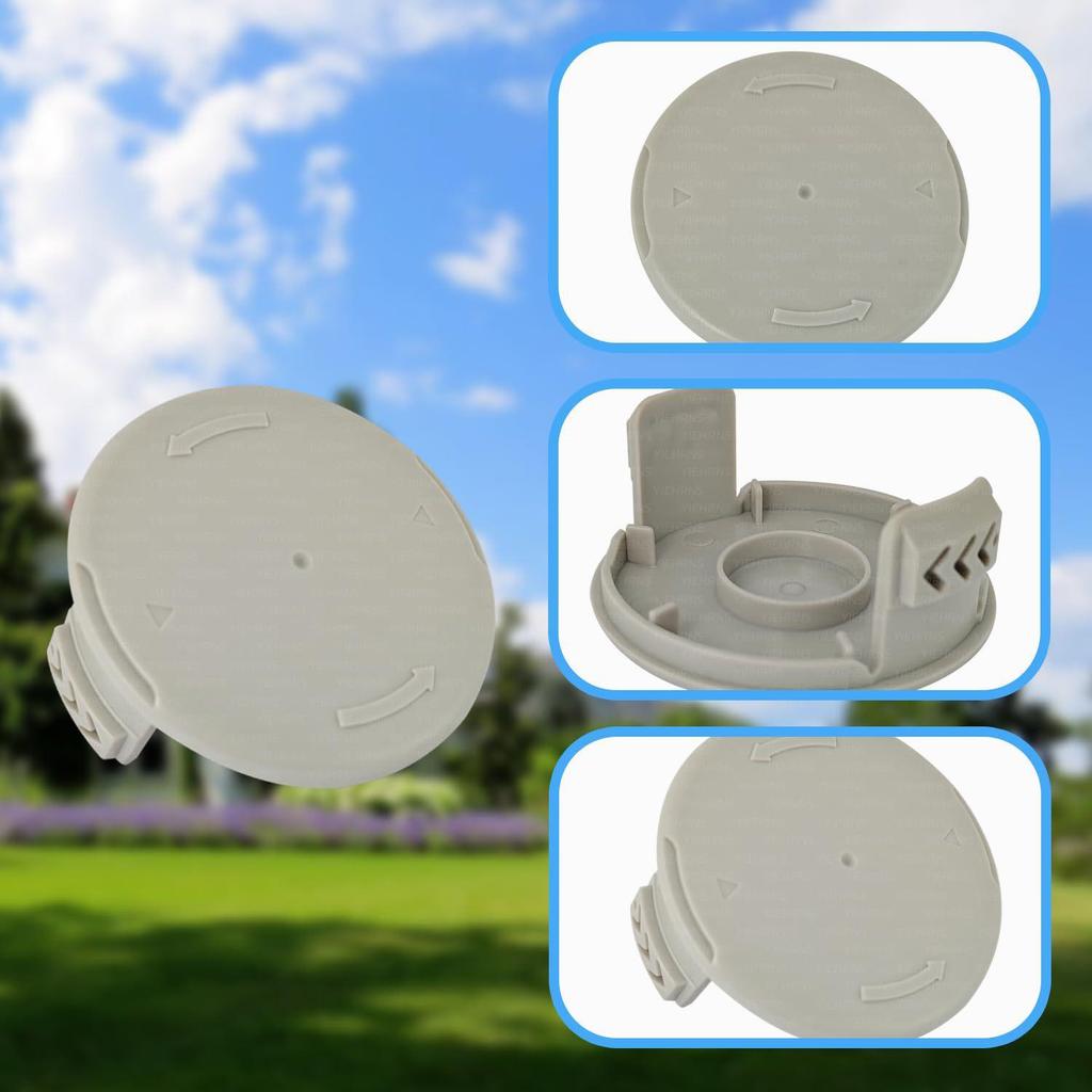 6+1 Set Compatible with Ryobi AC14RL3A Spool & AC14HCA Spool Cover for Trimmer Head Line