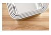 Square Stainless Steel Vegetable & Rice Washing Basin with Sieve