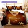 Classic Movies  Pattern Bedding Quilt Set Quilt Cover Pillowcase Home Decoration Birthday Gift (1 * Duvet Cover + 2 * Pillowcase, Without Core)