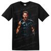 T-shirt Maximus Gladiator Guerriero del Film Armatura Roma Antica Battaglia nell'Arena Grafica