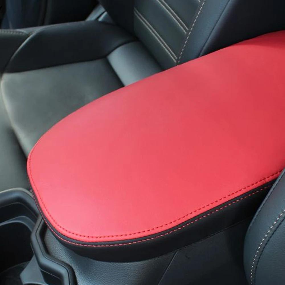 Auto Center Console Armrest Cover PU Leather Arm Rest Box Lid Cover For Toyota RAV4 XA50 2019-2026 Protective Interior Accessory