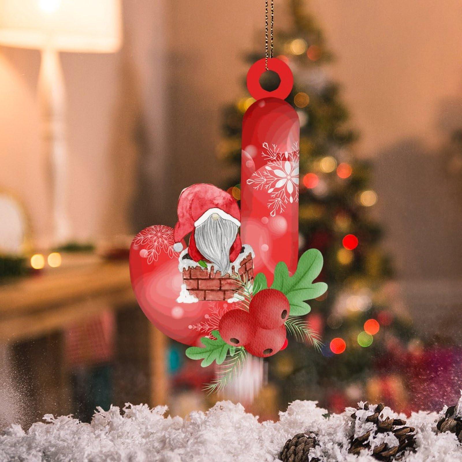 

Рождественское украшение Подвеска Рождественская елка Бирка Тематическая вечеринка Поделки Орнамент One Size