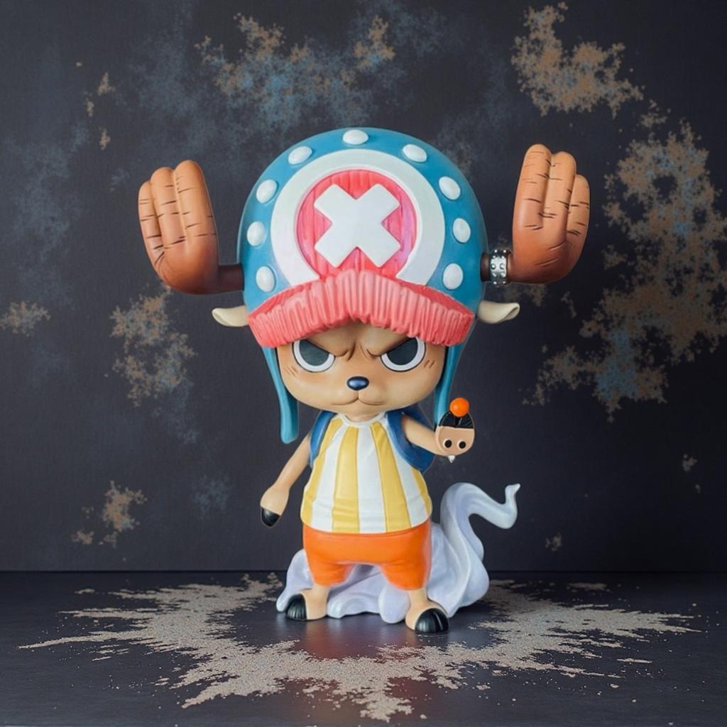 One Piece In Stock 10cm Two Years Later Chopper Figure Cute And Creative Q Table Ornaments Around The Second Element