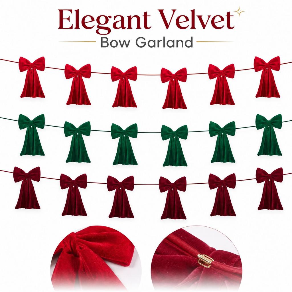 Christmas Decorations Red Double-Layer Hanging Ornaments for Christmas Tree Holiday Party Decor