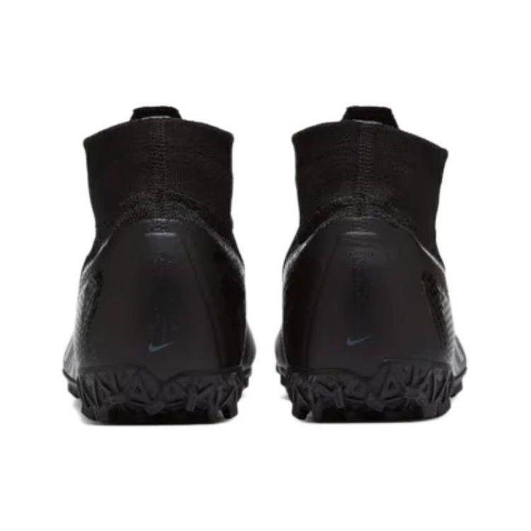 Nike Mercurial Superfly 7 Elite Comfortable Lightweight Turf Soccer Shoes Men sneakers Black Silver AT7981-010