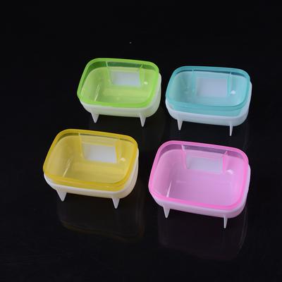 Pet Hamster Bathroom Bath Sand Room Sauna Toilet Cage Sand Baths Clear Plastic