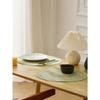 4pcs/set High Quality Handmade Round Woven Braided Placemats 15 Inch Round Table Mats for Dining Tables