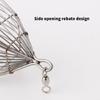 Stainless Steel Baits Cage Basket Feeder Holder Fishing Baits Cage Replacement Baits Trap Cage Fishing Tool Easy to Use