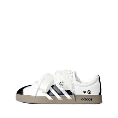 VL COURT 2.0 Cute Bear Cat Low Top Skateboard Shoes Unisex Black White ID6015(Team433-)
