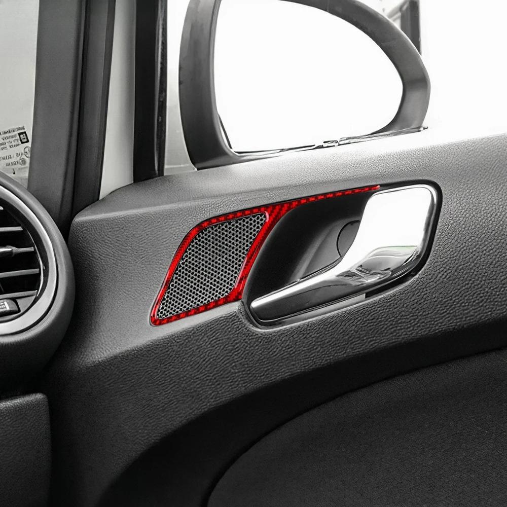 Carbon Fiber Style Dashboard Parts & Button for Opel Corsa D 2007-2014