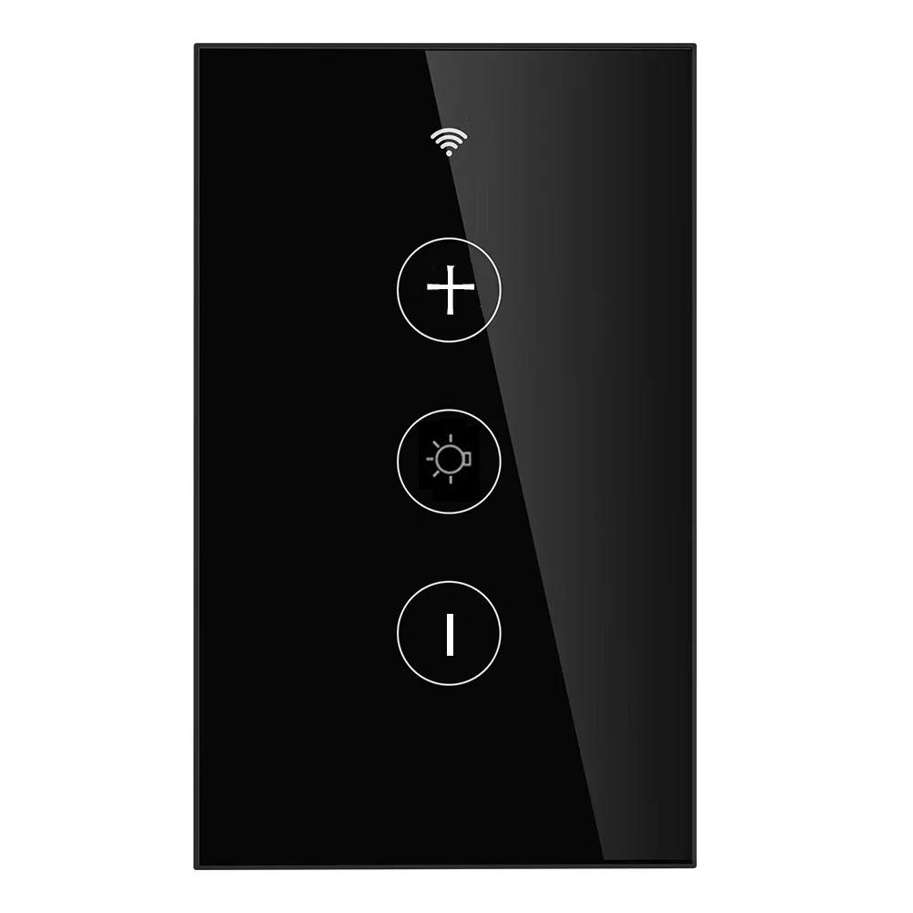 Tuya WiFi Smart Dimmer Light Switch EU/US Wireless Touch Wall Switch Smart Life APP Remote Voice Control Works with Alexa Google