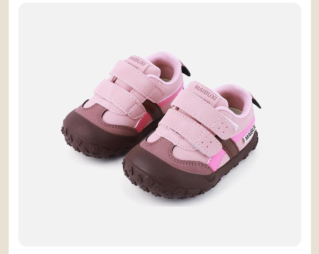 2026 Spring Kids' Non-Slip Sports Shoes: Fashionable, Soft Sole, Toe Cap, Casual & Hiking Ready