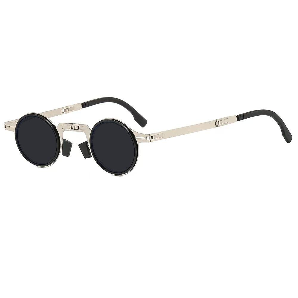 

New Metal-Frame Foldable Portable Reading Sunglasses Stylish Ultra-Lightweight UV-Protective Presbyopia Eyewear 0 To +4.0 +4