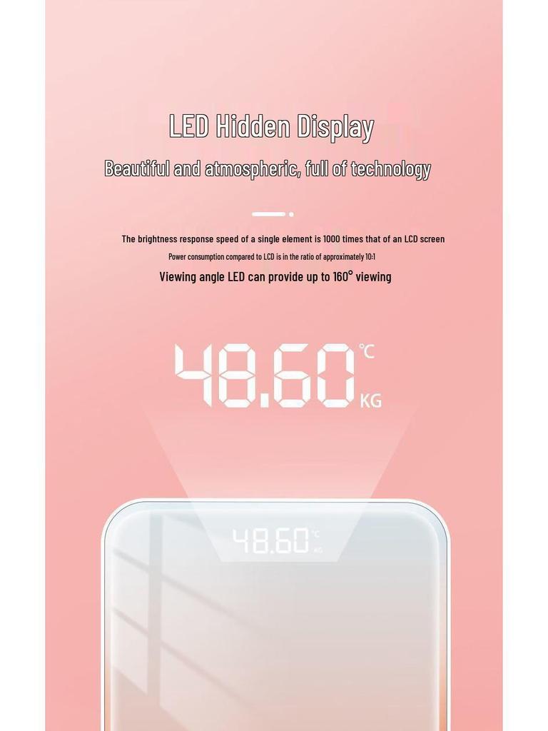 High Precision Electronic Body Weight Scale for Home and Dorm Use