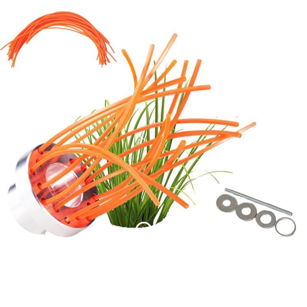 Aluminum Zinc Zinc Alloy Lawn Cutter Head 32 Square Grass Ropes Trimming Head  Gardening
