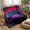 Gaming Controller Graffiti Theme blanket Lightweight Warm Flannel Blanket Decorative Throw Blanket for Home Decoration