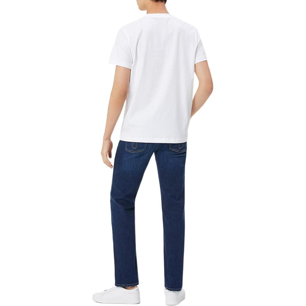 Calvin Klein Printed Logo Cotton T-Shirt Unisex Tops White J320770-YAF