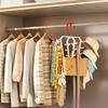 Rotatable Double Sided Hanger Wall Mounted Hat Rack New Multi Hook Organizer
