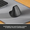 Mouse Logitech Lift Blue Black 4000 Dpi Ergonomic