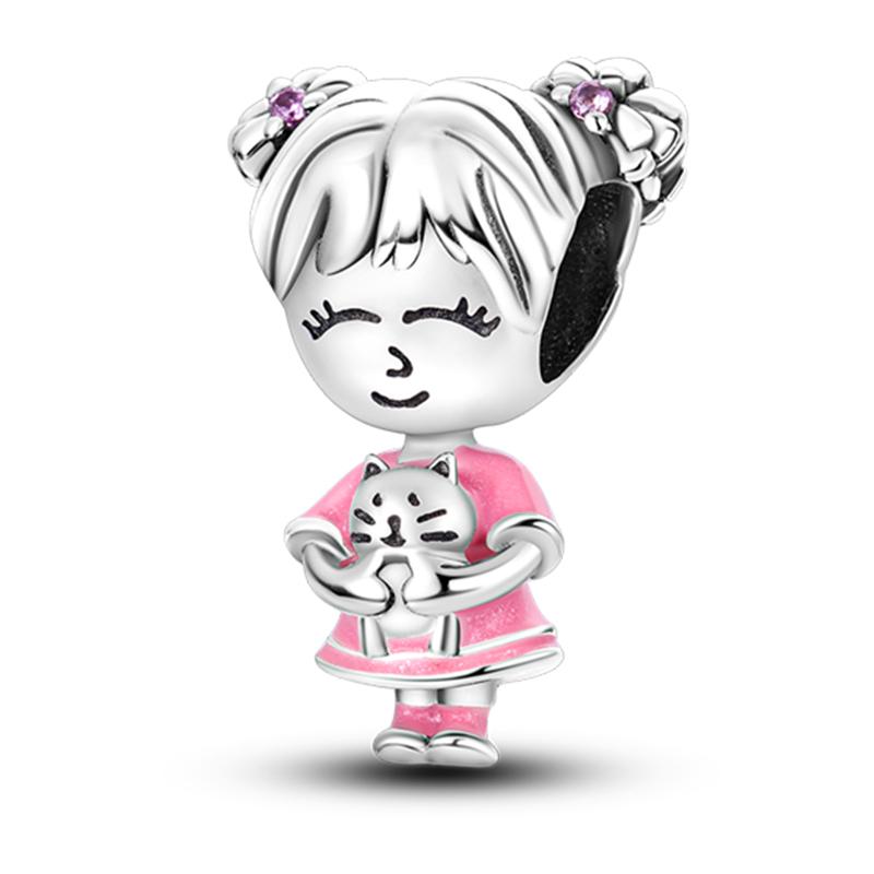 Copper Cute Boy With Girl Sports Cooking Love Couple Charm Bead Charms Bead Charms Compatible With Pandora Authentic Bracelets Do It Yourself Fine Jew