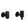 Washing Machine Faucet Tap Outdoor Garden Mop Pool Wash Faucets Bathroom Square Wall Mounted Solid Brass Sink Cold Water Tap