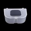 Transparent Pigeon Anti Scattering Food Box Plastic with Lid Carrier Pigeon Food Box Anti-splash Large Capacity