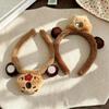 Capybara Series Women's Non-Slip Cartoon Headband for Face Wash & Hair Care