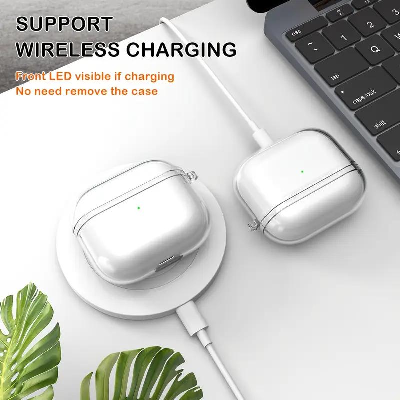Soft Clear TPU Earphone Case For Airpods Pro 3 Airpods 4 Shockproof Transparent Cover For Airpods 2 3 Shell Case