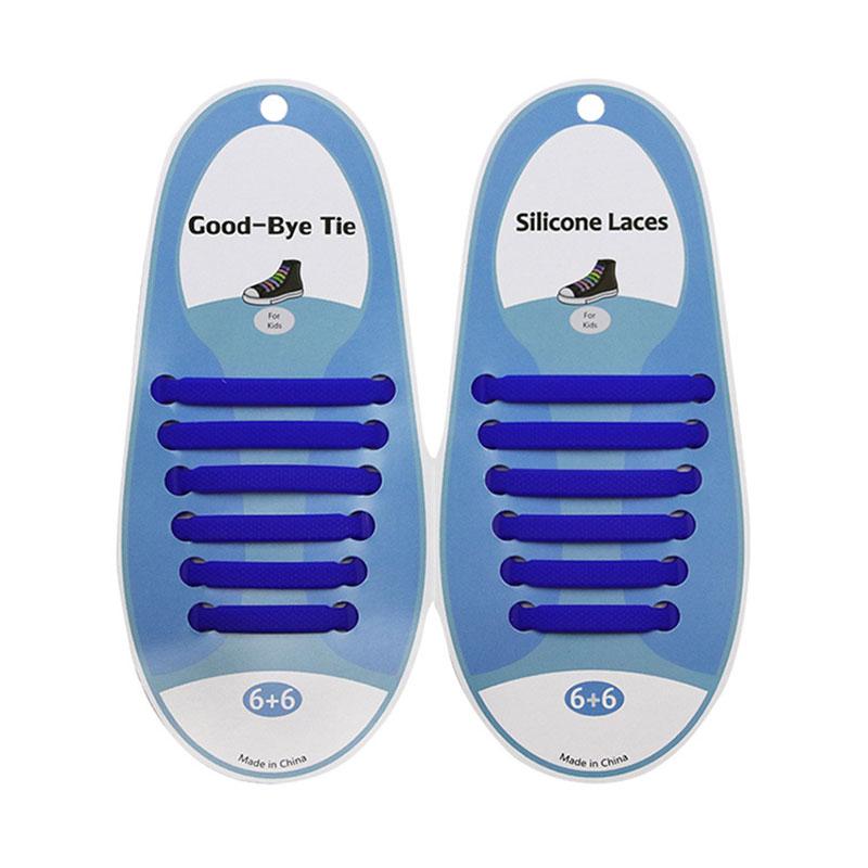 Silicone World Silicone Elastic Shoelaces Unisex Athletic No Tie Shoe Lace All Sneakers Fit Quick Shoe Lace For Adults Kids