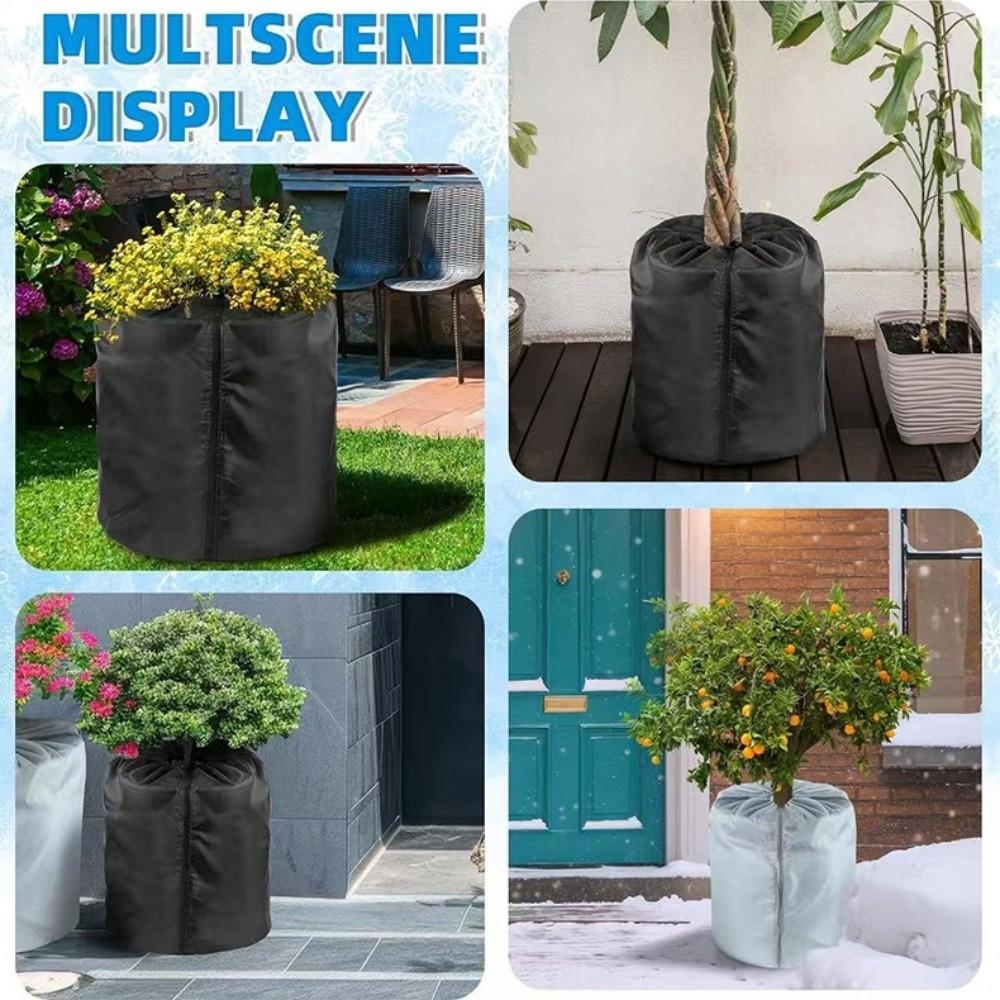 Oxford Cloth Thermal Pot Protector Breathable Winter Plant Cover Home Balcony Plants