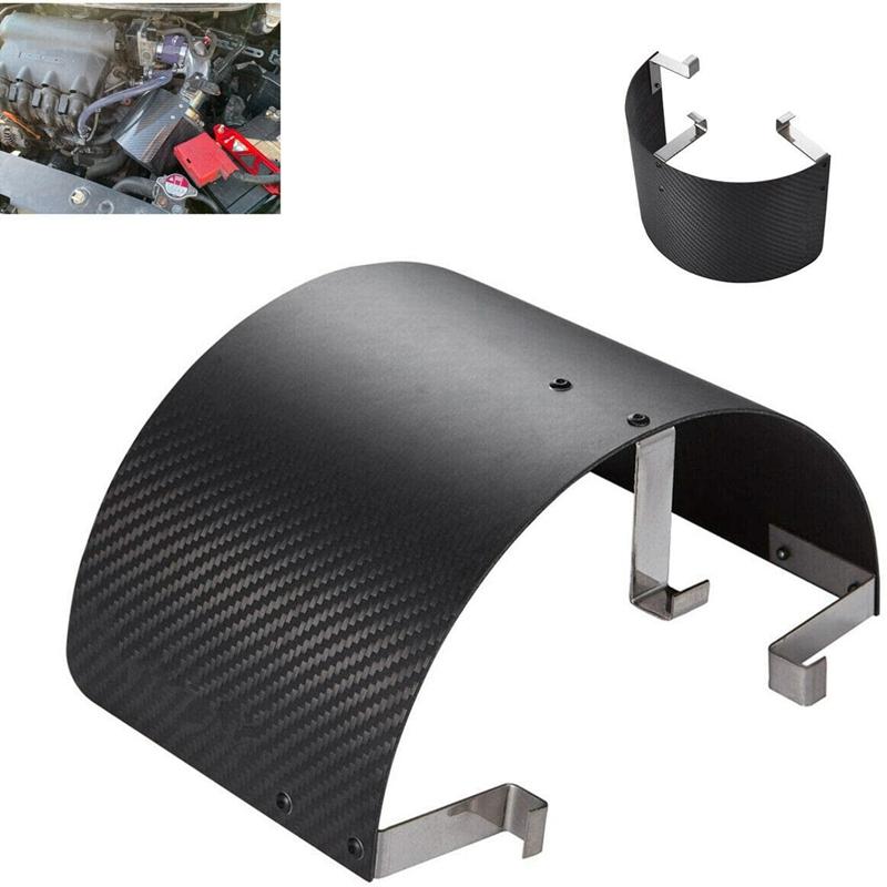 

Car Cold Air Intake Cone Sport Air Filter Cover Motion Air Filter Cover Heat Shield Carbon Fiber чистий