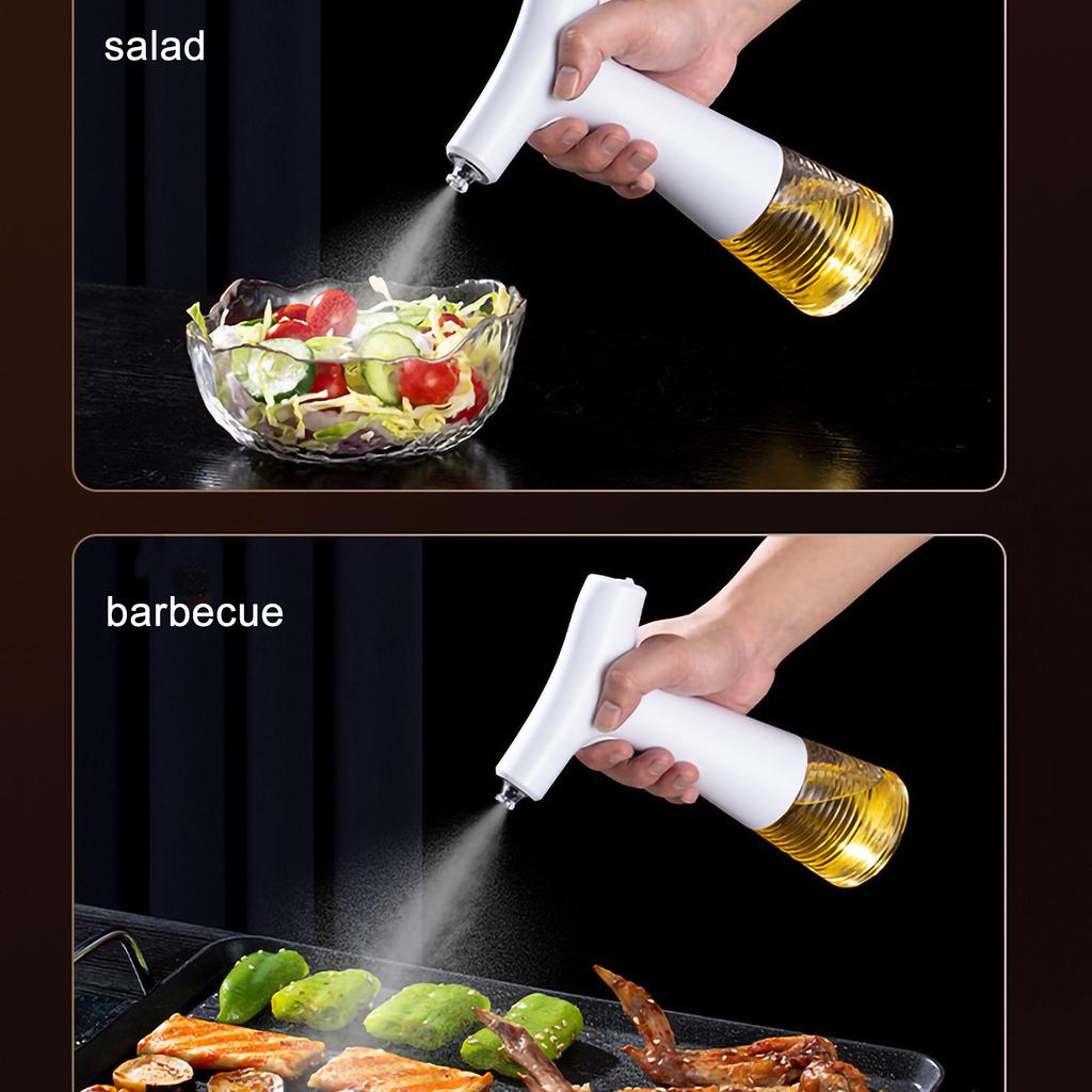 Elektrická láhev s rozprašovačem na olivový olej Kreativní dávkovač sójové omáčky USB nabíjení Láhev na ocet pro BBQ Kuchyňské koření