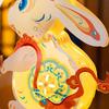 DIY Rabbit Lantern Light-up Chinese Style Lantern 3D Waterproof Lantern Photo Prop for Mid-Autumn Festival Celebration Party Decoration