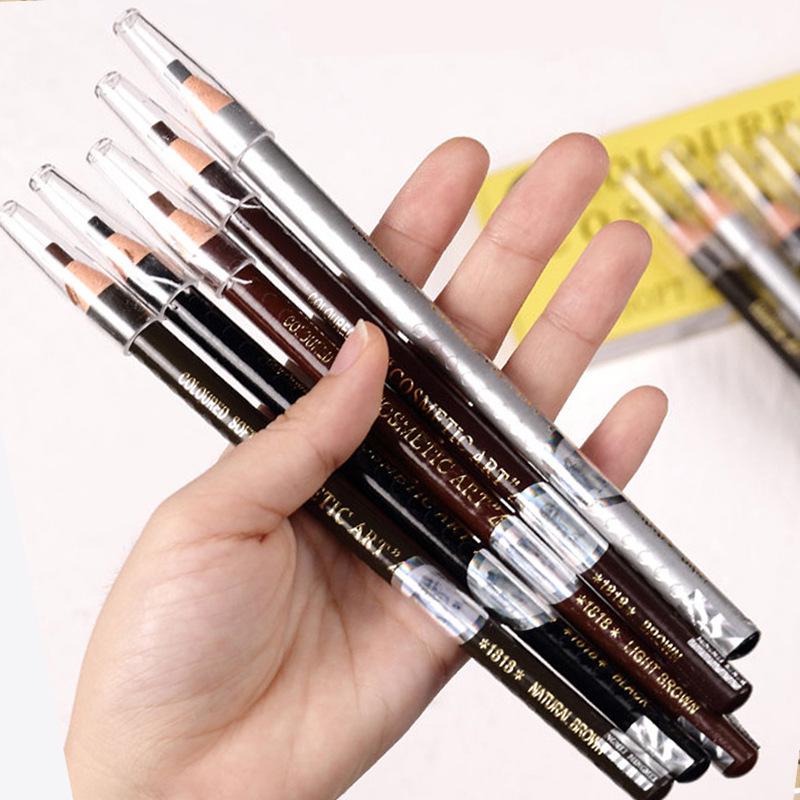 Domestic Brand 1818 Long-lasting Waterproof Smudge-proof Eyebrow Pencil - Color Makeup, Hard Core Studio Makeup Artist Approved.