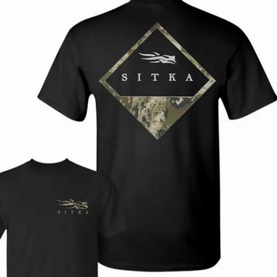 Sitka Optifade Badge Camo Unisex TShirt - Men's Tee, Versatile Layer for Outdoor Unisex T-Shirt